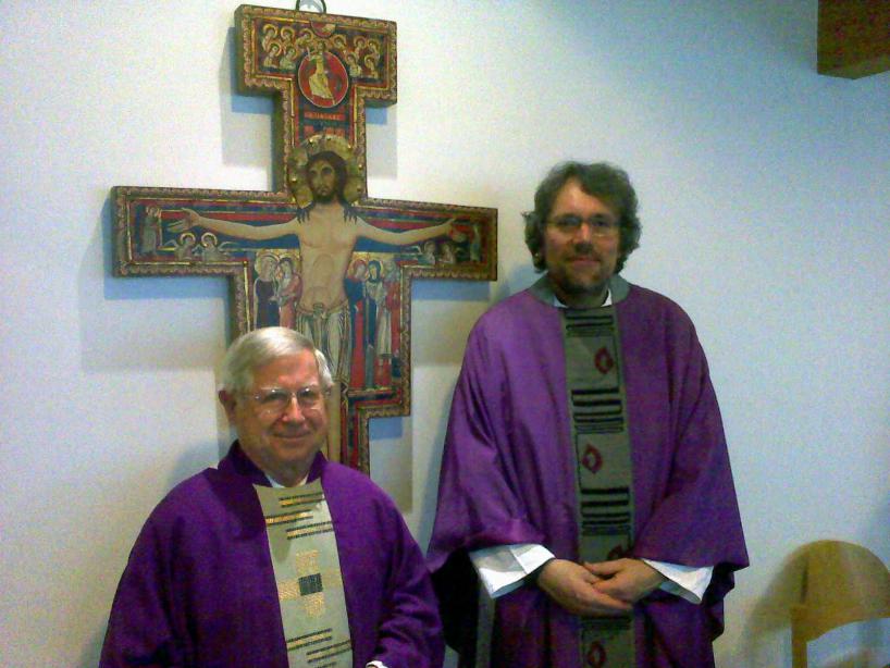 Ehrenvorsitzender  Pfr. Johannes Mohr und Bistumssprecher Pfr. Martin Birkenhauer