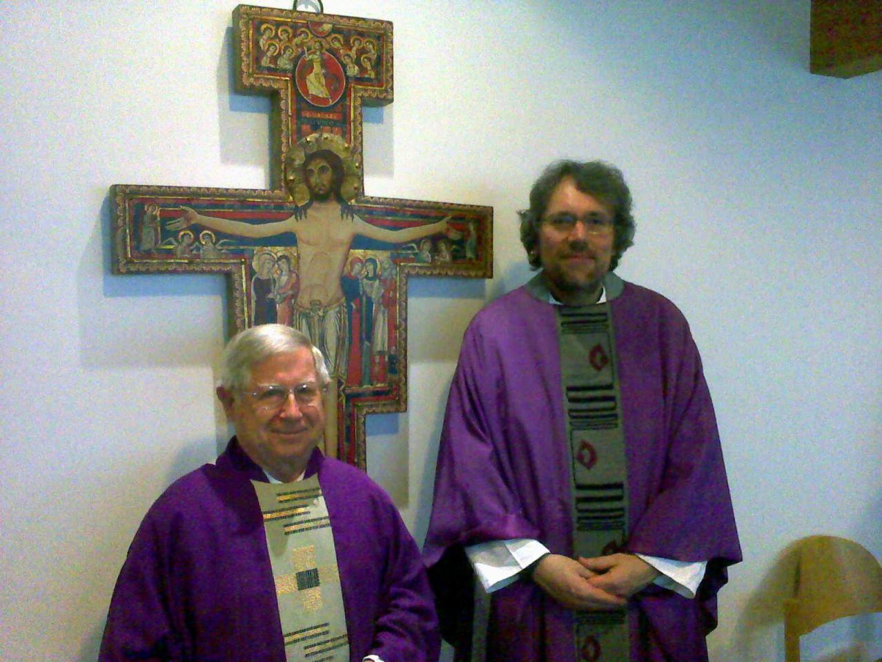 Ehrenvorsitzender  Pfr. Johannes Mohr und Bistumssprecher Pfr. Martin Birkenhauer